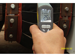 Temperature measurement during operation